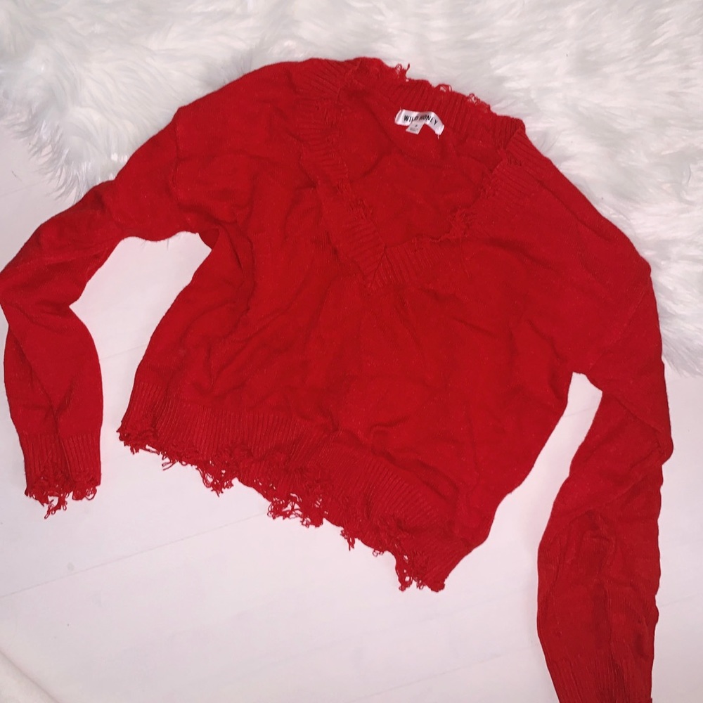 Red sweater